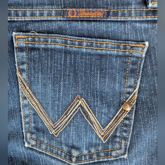 Wrangler Q Baby Size 1/2 Jeans Dark Wash - Picture 3 of 14